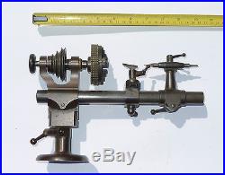 Lorch Schmidt &Co, 6mm watchmakers LATHE T-rest, 3 jaw scroll CHUCK, tailstock