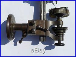 Lorch Schmidt &Co, 6mm watchmakers LATHE T-rest, 3 jaw scroll CHUCK, tailstock