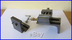 Lorch height support with attachment and vice, watchmaker lathe for Bergeon