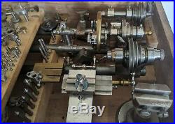 Lorch watchmakers lathe and accessories