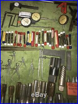 Lot #2 Machinist Tools End Mills, Taps, Bits Lathe, Tooling Misc Vintage Nice