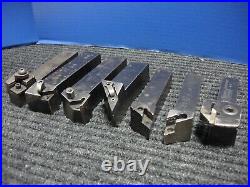 Lot Of 7 Valenite Cnc Lathe Turning Tool Indexable Holders Mdjnl-16-4d Mdjnr