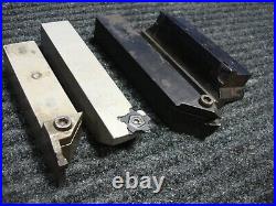 Lot of 4 ISCAR CNC Lathe Turning Tool Holders HELI-GRIP Pentacut CUT-GRIP