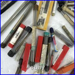 Lot of Machinist Lathe Tools HSS Drill Bits End Mill Tooling Etc