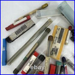 Lot of Machinist Lathe Tools HSS Drill Bits End Mill Tooling Etc