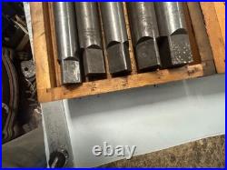 MACHINIST BsMt TOOL LATHE MILL Large M J Daniels Reamer Set in Wood Case