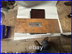 MACHINIST BsMt TOOL LATHE MILL Large M J Daniels Reamer Set in Wood Case MACHINIST BsMt TOOL LATHE MILL Large M J Daniels Reamer Set in Wood Case