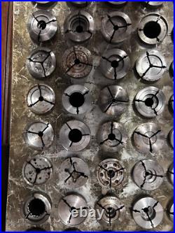 MACHINIST BsMt TOOL LATHE MILL Lot of 72 5C 5 C Emergency Collets