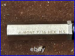 MACHINIST DsK LATHE TOOL MILL Machinist Dumont 5/16 Hex Broach Tool