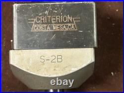 MACHINIST GrnFlCb TOOLS LATHE MILL Criterion Adjustable Boring Head S 2B