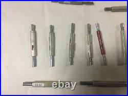 MACHINIST LATHE TOOL MILL Lot of No Go NoGo Plug Gages E