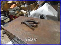 MACHINIST LATHE TOOL Vintage Machinist Oak Tool Box