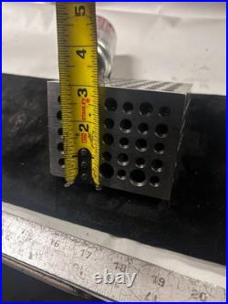 MACHINIST OfCe LATHE MILL Large Tool Maker Ground Right Angle Tomb Stone Fixture