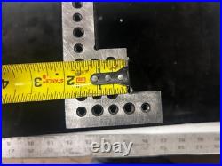 MACHINIST OfCe LATHE MILL Large Tool Maker Ground Right Angle Tomb Stone Fixture