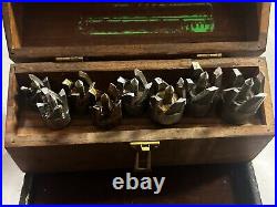 MACHINIST OfCe LATHE MILL Machinist Set of Roto Bor End Mill Cutter Tools