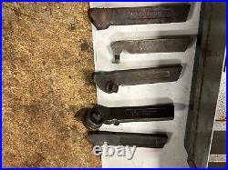 MACHINIST OfCe TOOL LATHE MILL Machinist Lathe Cutting Tool Holders in Case
