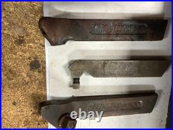 MACHINIST OfCe TOOL LATHE MILL Machinist Lathe Cutting Tool Holders in Case