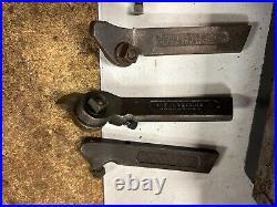 MACHINIST OfCe TOOL LATHE MILL Machinist Lathe Cutting Tool Holders in Case