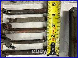 MACHINIST OfCe TOOL LATHE MILL Machinist Lathe Cutting Tool Holders in Case