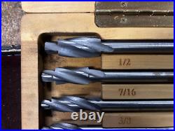 MACHINIST OfCe TOOLS LATHE MILL Set of Yankee Corp Counterbore End Mills in Case