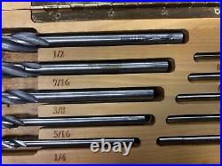 MACHINIST OfCe TOOLS LATHE MILL Set of Yankee Corp Counterbore End Mills in Case