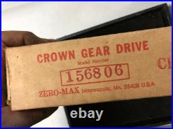 MACHINIST TOOL LATHE MILL Machinist UNUSED Crown Gear Drive in Box 156806 CH