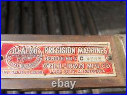 MACHINIST TOOLS LATHE MILL Machinist Di Acro Number 2 Rod Bender