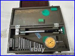 MACHINIST TpCb TOOL LATHE MILL Mitutoyo Bore Gage with Ames Dial Indicator