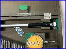 MACHINIST TpCb TOOL LATHE MILL Mitutoyo Bore Gage with Ames Dial Indicator