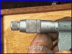 MACHINIST TpCb TOOLS LATHe MILL Brown & Sharpe 210 1 Thread Micrometer Anvil