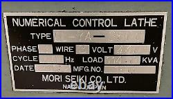 MORI SEIKI #LL-7A-3500 40 X 137 CNC LATHE Tool Post & Turret SEE VIDEO
