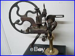 Machine a arrondir horloger tour watchmaker tools lathe vintage