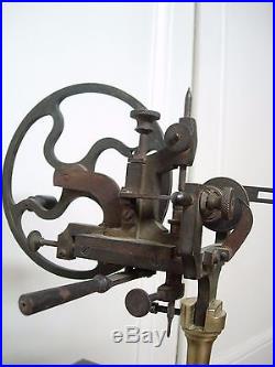 Machine a arrondir horloger tour watchmaker tools lathe vintage