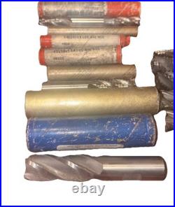 Machinist Drill Bits Lot. HSS Mix. New, Used, Bits, Milling Lathe Ceratip