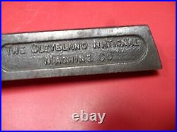 Machinist Tool Cleveland National Metal Shaper Cut Off/Forming Tool Holder-Rare