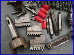 Machinist Tools Lot Bundle CNC Lathe Drill Bits, Chucks, Etc