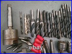 Machinist Tools Lot Bundle CNC Lathe Drill Bits, Chucks, Etc
