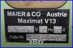 Maximat V13 13 x 36 Tool Room Lathe X Y DRO 50 to 2,000 rpm