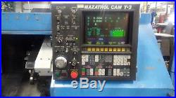 Mazak CNC Lathe QT10N ATC m/c with Live tooling and T3 Control- Clean Video