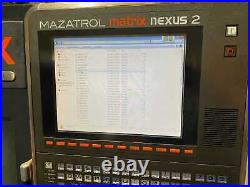 Mazak Quick Turn Nexus 250-II CNC Lathe, 2014 Tailstock, Tool Presetter, Under