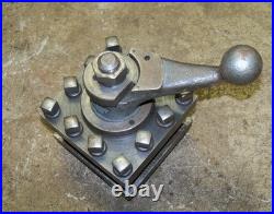 McCrosky 5-1/2 Quick Change Tool Post Holder Metal Lathe, 4-Way, 5.5, 11.55