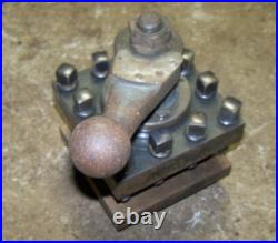 McCrosky 5-1/2 Quick Change Tool Post Holder Metal Lathe, 4-Way, 5.5, 11.55