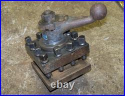 McCrosky 5-1/2 Quick Change Tool Post Holder Metal Lathe, 4-Way, 5.5, 11.55