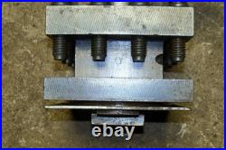 McCrosky 5-1/2 Quick Change Tool Post Holder Metal Lathe, 4-Way, 5.5, 11.55