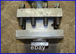 McCrosky 5-1/2 Quick Change Tool Post Holder Metal Lathe, 4-Way, 5.5, 11.55