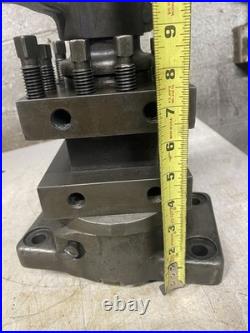 McCrosky Enco Square Turret Tool Post Large Lathe Clausing Colchester Leblond