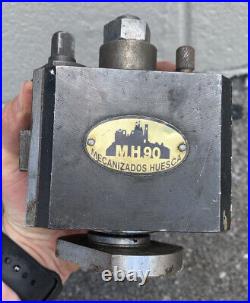 Mecanizados Huesca Mh90 Quick Change Lathe Tool Post Tool Holder Rare