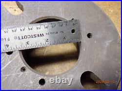 Metal Lathe Faceplate With L-1 Mount Machinist Tooling