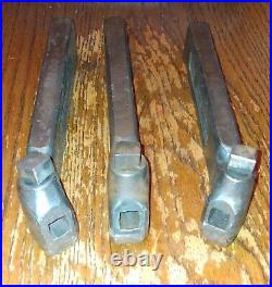 Metal Lathe Rocker Post & Armstrong Tool Holder Set No. 1 L, R & S Old Style