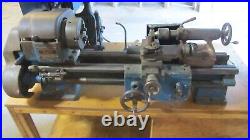 Metal Logan Lathe, 42L x 32W x 16H, blue color